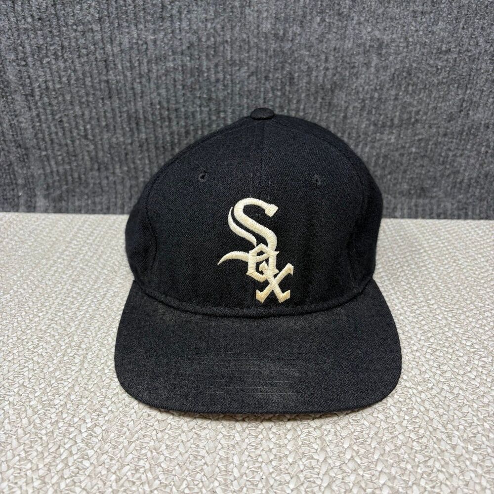Vintage Chicago White Sox Sports Specialties Wool Fotted Hat Size 7 1/4